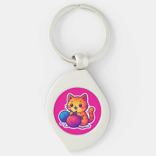 Chaveiro Cena Branca de Kawaii com Grande Tamanho