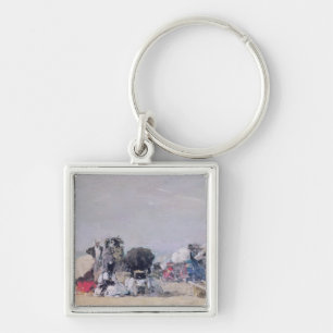 Chaveiro Cena da praia, Trouville, 1873