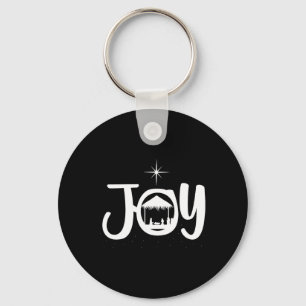 Chaveiro Cena de Natal Jesus Alegria Roupas de Natal Fixes