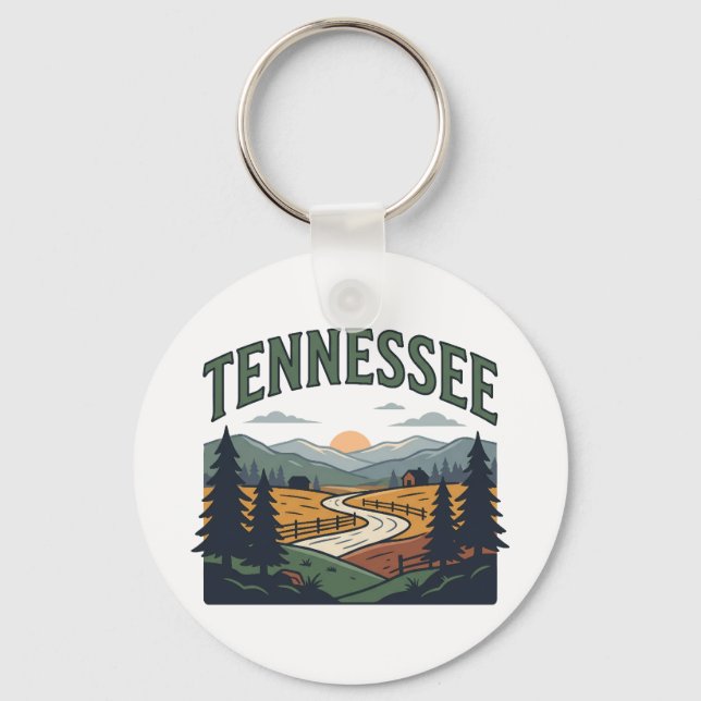 Chaveiro Cenário do Tennessee (Frente)