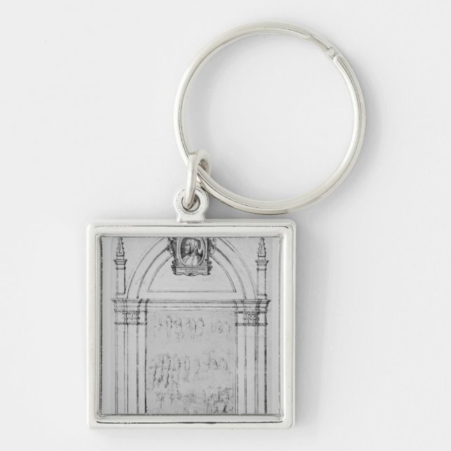 Chaveiro Cenas da vida de um santo (Frente)