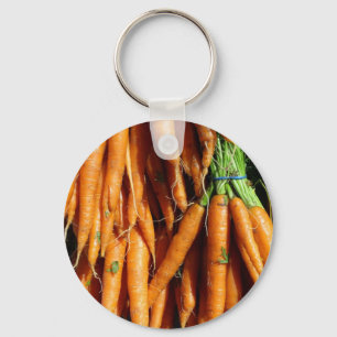 Chaveiro Cenoura Laranja de Colheita Fresca da Fazenda à Me