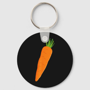 Chaveiro Cenoura Vegetal Engraçada de Halloween
