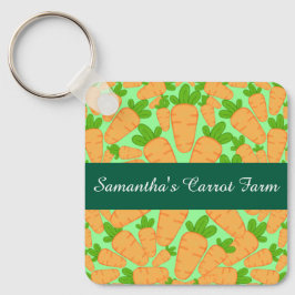 Chaveiro Cenouras Laranja E Verde