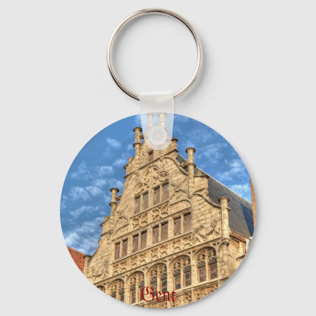 Chaveiro Centro histórico de Gent, Bélgica (Frente)