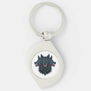 Chaveiro Cérbero cão de três cabeças