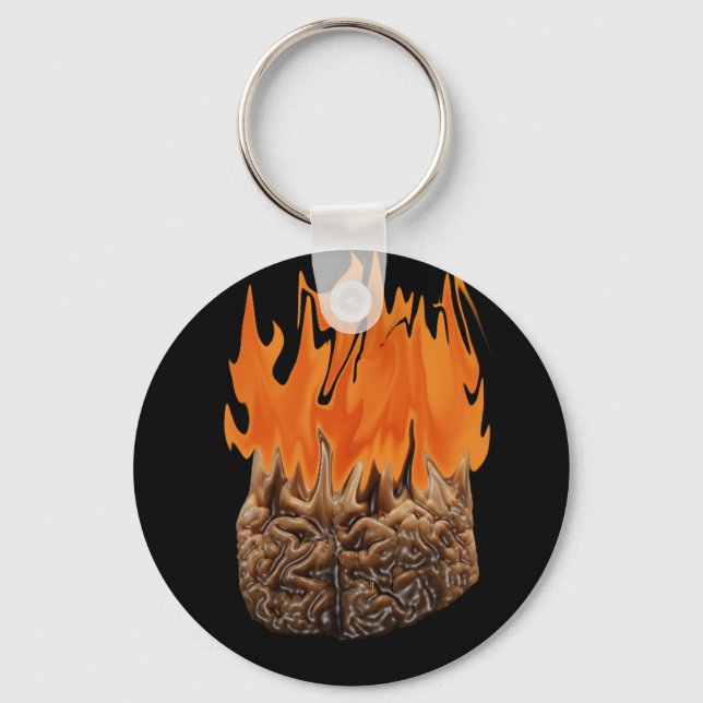 Chaveiro cérebro em chamas (Frente)