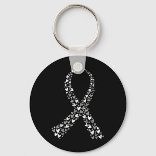 Chaveiro Cérebro Tumor Sensibilização Cérebro Cancer Cinzas