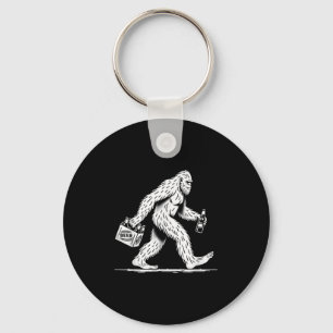 Chaveiro Cerveja De Bebendo Bigfoot Retroativo - Sasquatch 