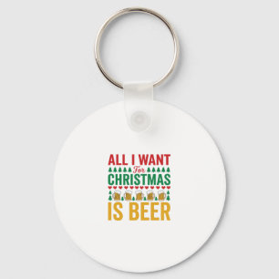 Chaveiro Cerveja de Natal Design Divertido de Bebida de Fer