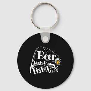 Chaveiro Cerveja Fishy Peshy Engraçado Pesca Álcool Cole