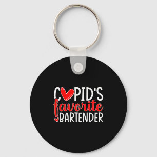 Chaveiro Cervejeiro Favorito do Cupido Corações Engraçados