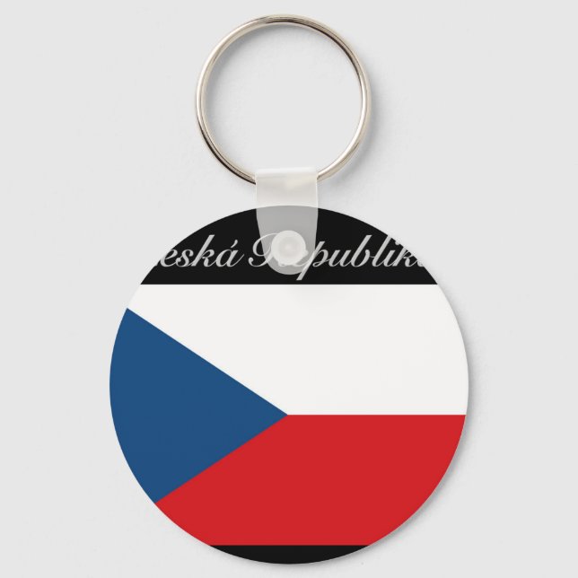 Chaveiro Česká republika vlajka (Frente)