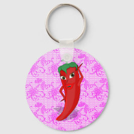 Chaveiro Chá de Noiva Fiesta Com Diva Pimenta Vermelha Quen