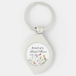 Chaveiro Chá de Noiva Minimalista de Flores Silvestres