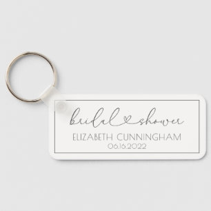 Chaveiro Chá de panela Simples e Minimalista do Coração Chi