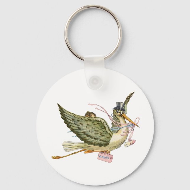 Chaveiro CHÁ Rosa-Rosa-Rosa BABY GIRL (Frente)