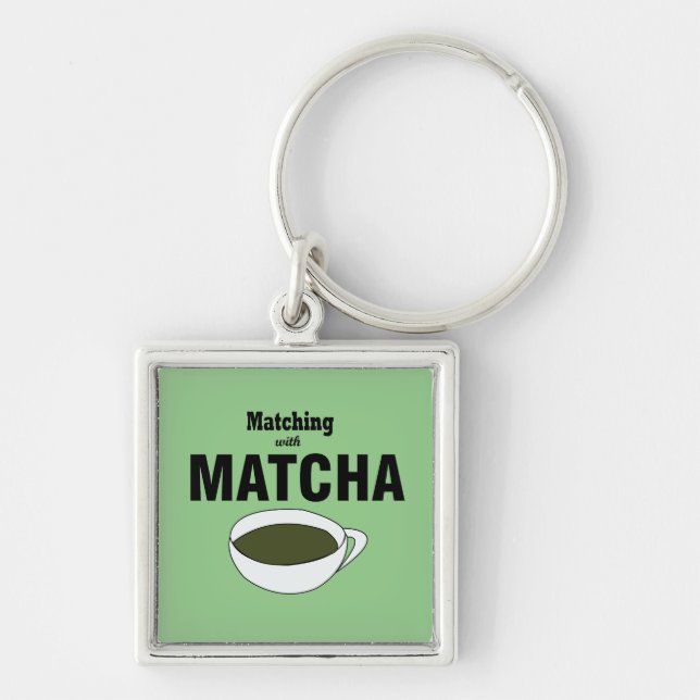 Chaveiro Chá Verde Matcha (Frente)