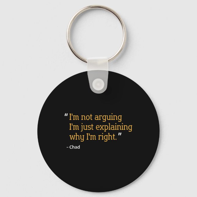 Chaveiro Chad Gift Cote Noite Engraçado Nome Personalizado  (Frente)