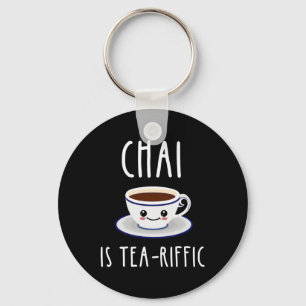 Chaveiro Chai É Tea-Riffic