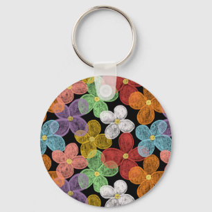 Chaveiro Chalk Daisies