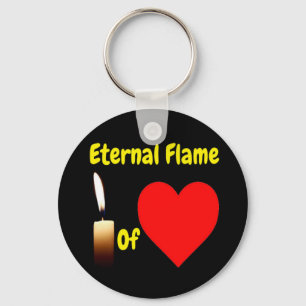 Chaveiro Chama Eternal De Amor Da Cadeia-Chave