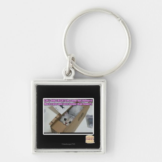 Chaveiro Chamada 1-800-LOLCATS (Frente)