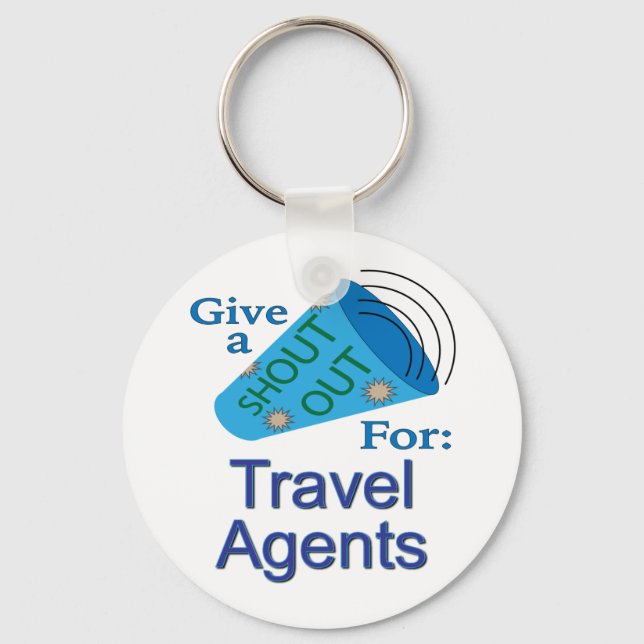 Chaveiro Chamada para Agentes de Viagens (Frente)
