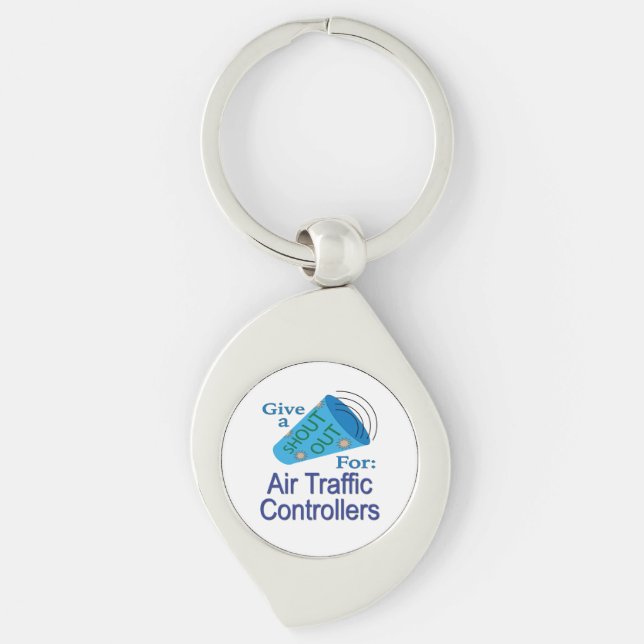 Chaveiro Chamada para controladores de tráfego aéreo (Frente)