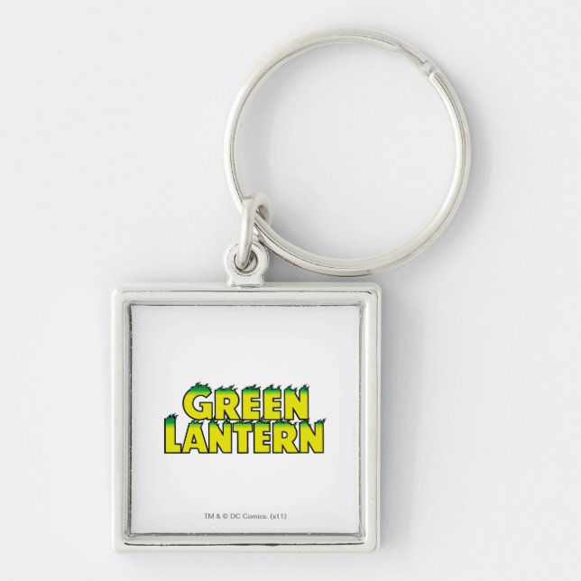 Chaveiro Chamas do logotipo amarelo (Frente)