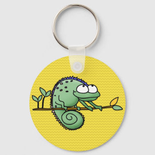Chaveiro Chameleon Cartoon Lizard Cute