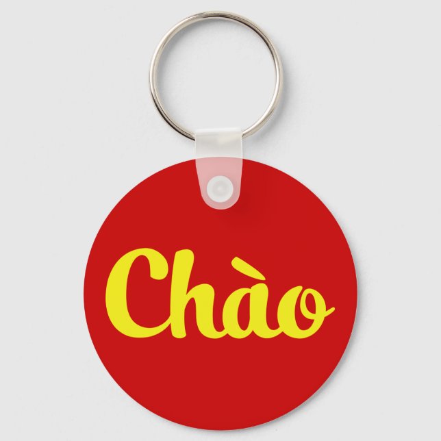 Chaveiro Chào / Hello ~ Vietnã / Vietnamita / Ting Viet (Frente)