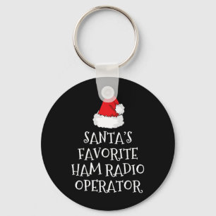 Chaveiro Chapéu de Natal do Operador de Rádio Amador Favori