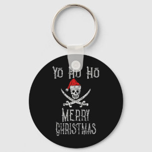 Chaveiro Chapéu de Natal Pirata de Férias Ho Ho Ho Feliz Na