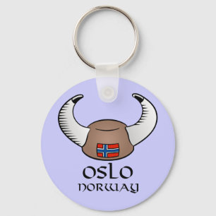 Chaveiro Chapéu de Oslo Noruega Viking