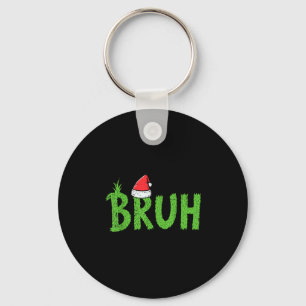 Chaveiro Chapéu de Papai Noel Natal Bruh Engraçado Humor de