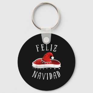 Chaveiro Chapéu de Papai Noel Sombrero Natal México Feliz N
