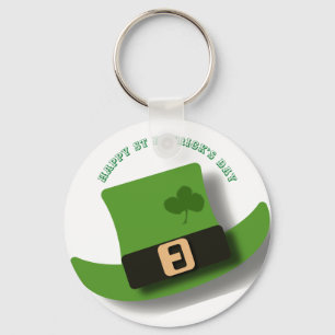 Chaveiro Chapéu Verde de Leprechaun Dia de São Patrício