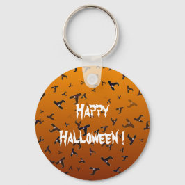 Chaveiro Chapéus de Bruxa de Halloween