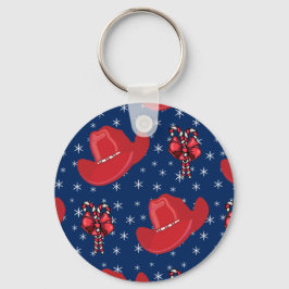 Chaveiro Chapéus De Cowboy De Férias Ocidentais E Canas Doc