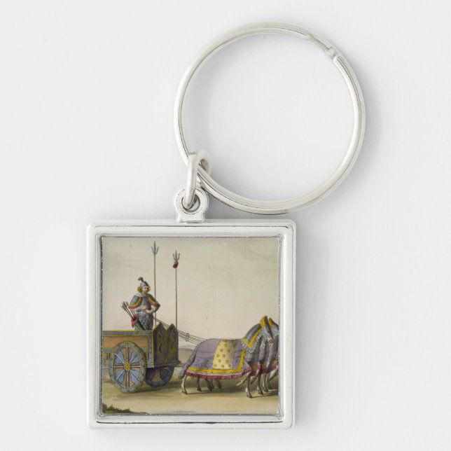 Chaveiro Chariot chinês antigo da guerra, 'de Le Traje Anci (Frente)