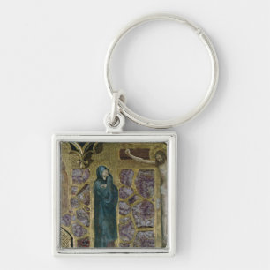 Chaveiro Charles IV na oração, no Virgin e no cristo de