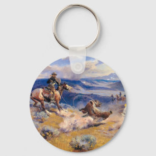 Chaveiro Charles M. Russell's Loops e Swift Horses (1916)