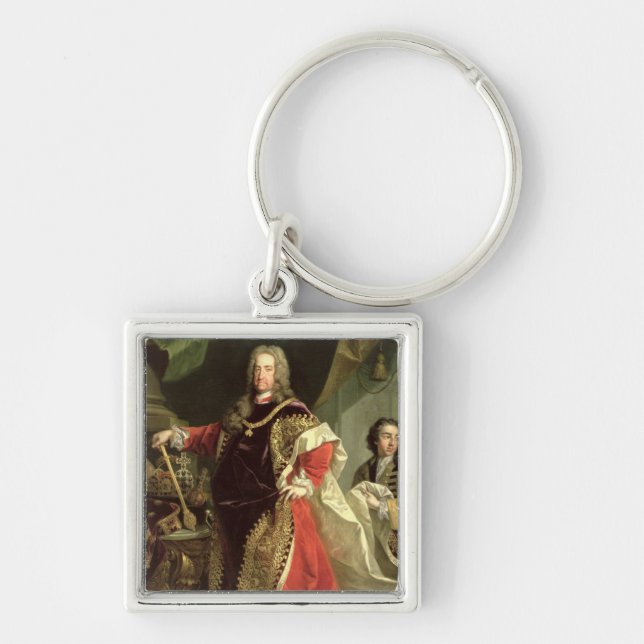 Chaveiro Charles VI, vestir-se santamente do imperador (Frente)