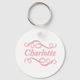 Chaveiro Charlotte Swirl Rosa