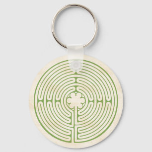 Chaveiro Chartres Labyrinth Green
