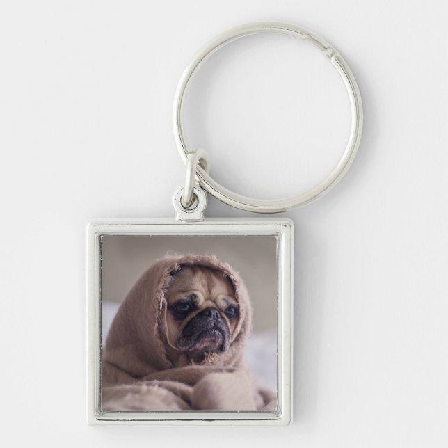 Chaveiro Chave Cachorro Cortado cadeia 3 (Frente)