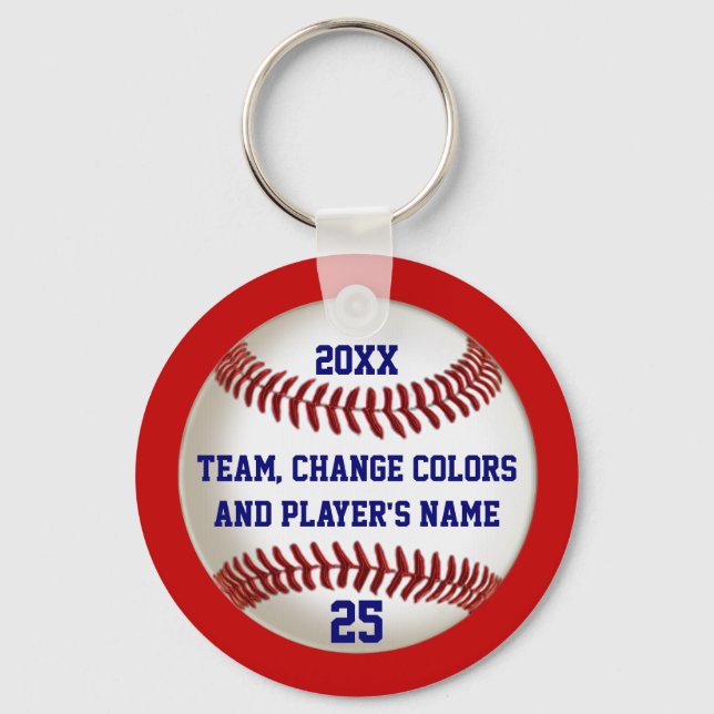 Chaveiro Chave-chave PERSONALIZADA de Baseball barata para  (Frente)