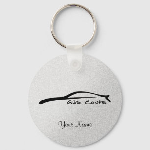 Chaveiro Chave-Corrente da silhueta do cupé de Infiniti G3
