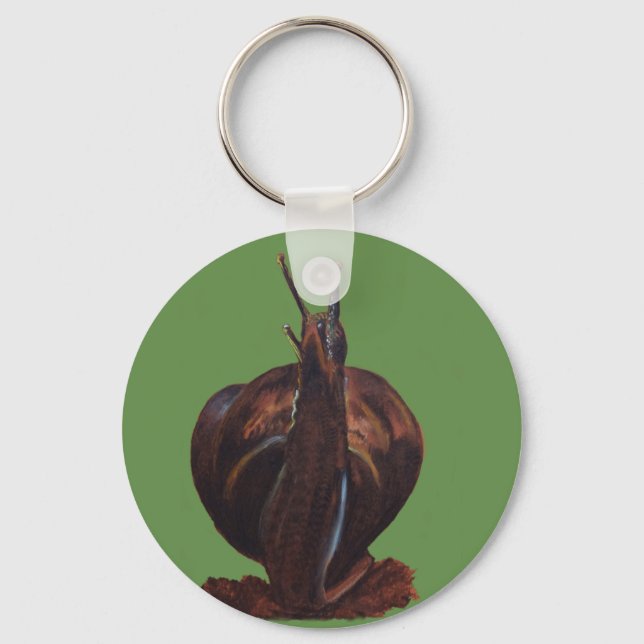 Chaveiro Chave de Desenho de Arte de Caracol (Frente)